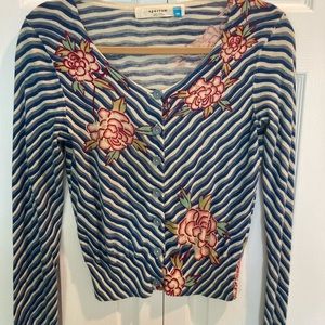 Sparrow Anthropologie Cardigan Floral